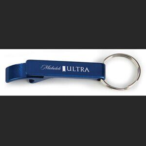 🔥3/$30 New Michelob Ultra Blue Beverage Wrench Bottle Opener Keychain Merch